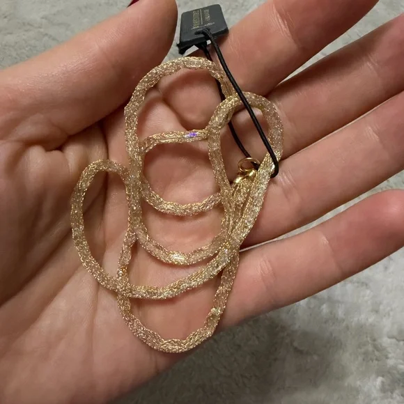 Golden Clef Elegant  14 k Gold Necklace by Premier Designs new - Picture 4 of 10